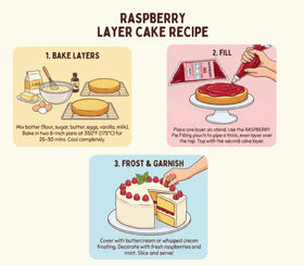 Crait Raspberry Pie Filling accents baked desserts, cheesecake topping option.