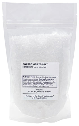 Crait iodized salt on a dish, highlighting finishing flavor.