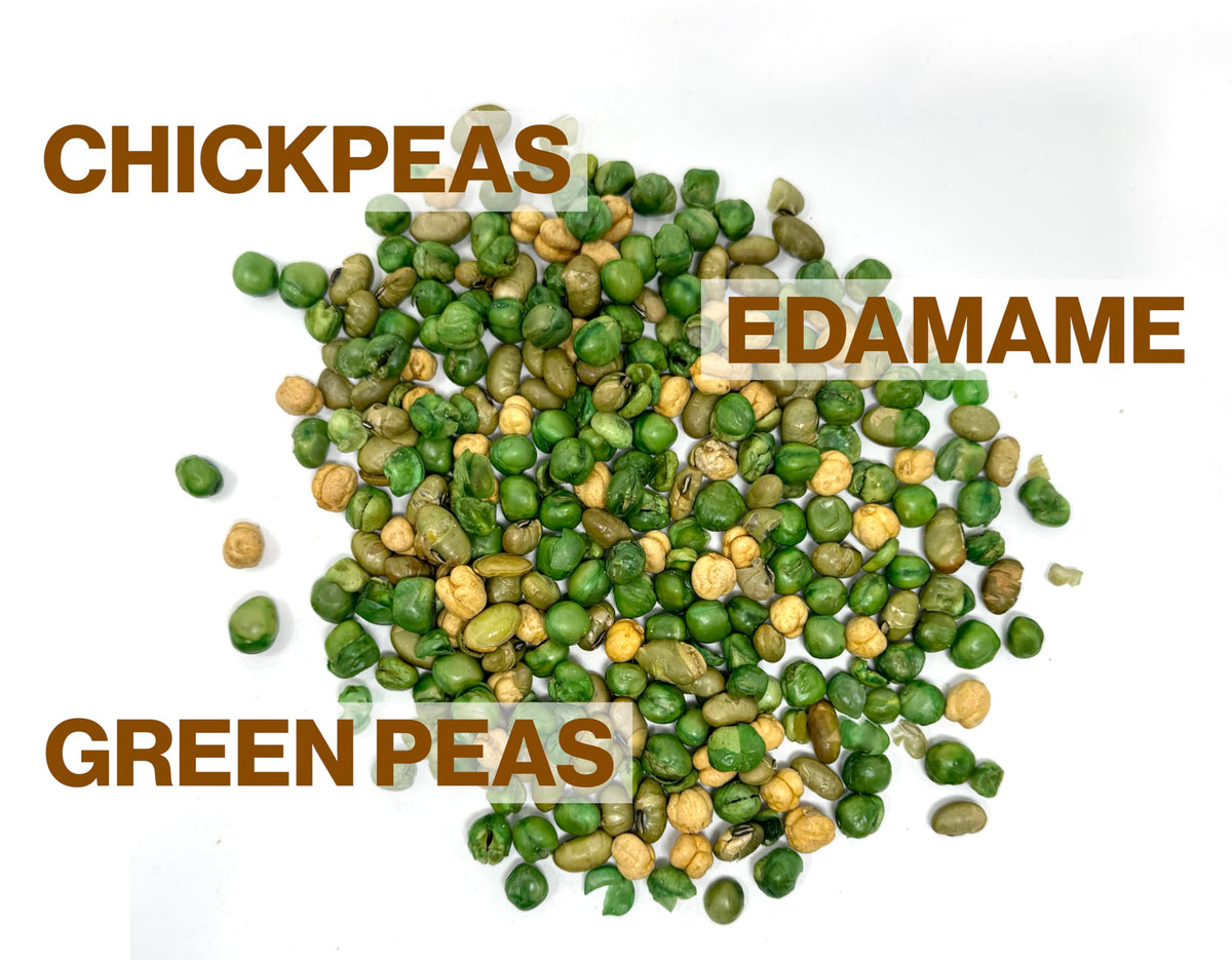 Close up of crunchy plant based mix ideal for lunchboxes and quick snacks