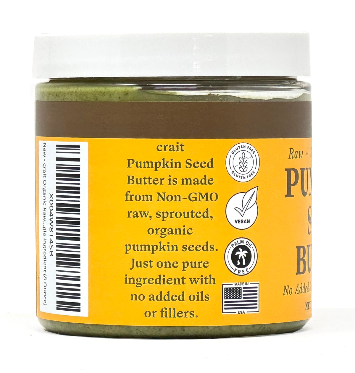 Crait pumpkin seed butter spread on toast provides quick, savory flavor.