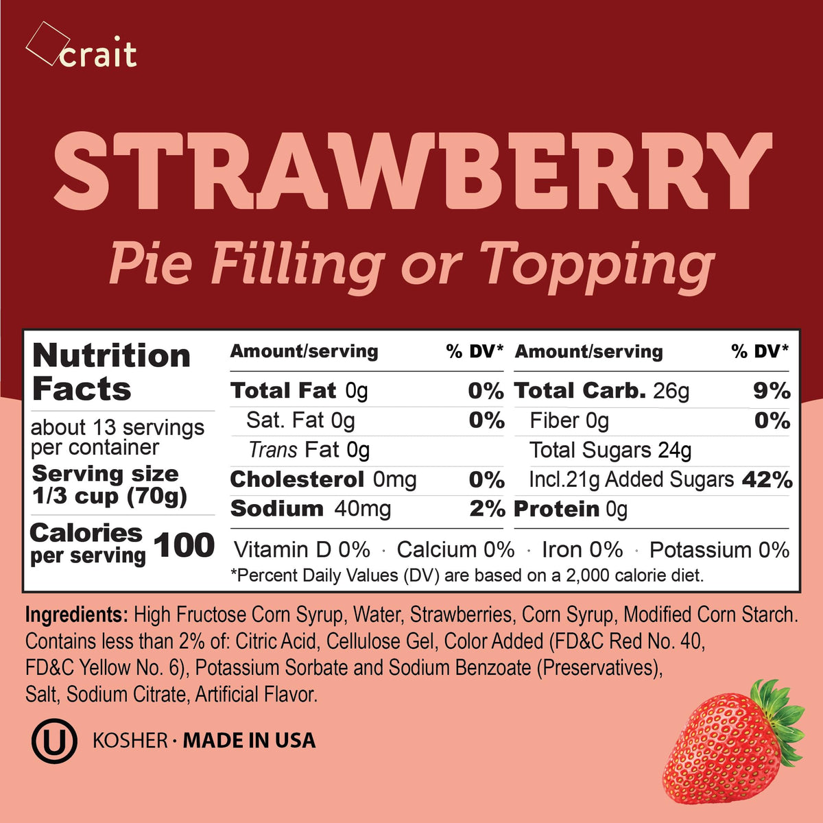 Crait 2 lb bulk bag ideal for home bakers and businesses