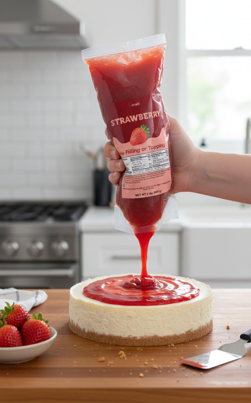 Crait easy decorating with strawberry filling for piping designs