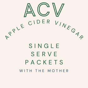 Compact 25-pack supports you to sip ACV on busy days.