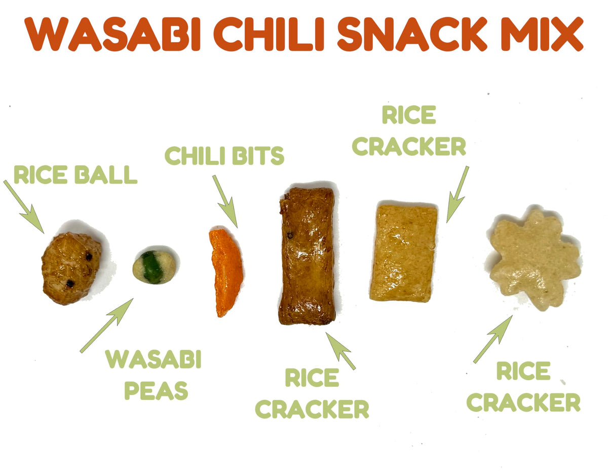 Crait Wasabi peas closeup highlighting spicy heat and savory texture.