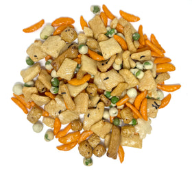 Crait Wasabi soybeans crisp closeup emphasizing protein-forward snacking.