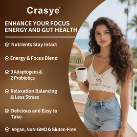 Crasye coconut aroma note image conveying mild sweetness masking earthy tones