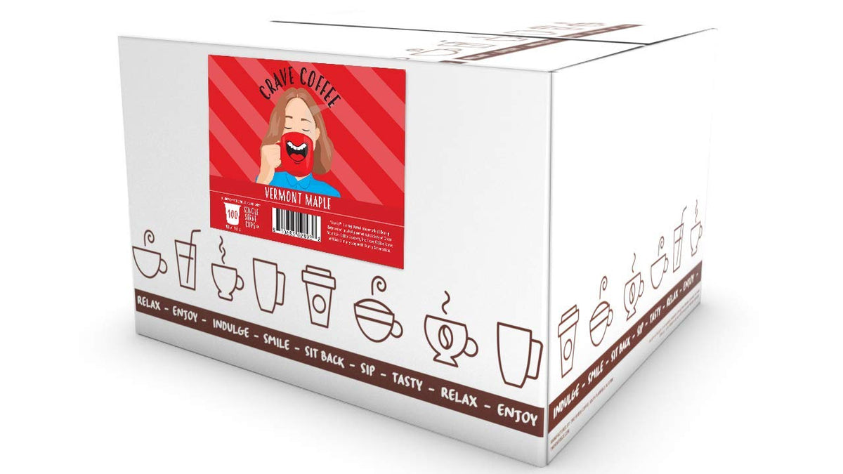 Crave Beverages 100-count box for value-minded flavor lovers