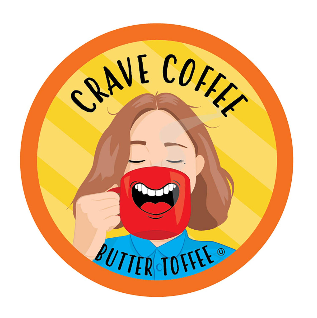 Crave Beverages butter-toffee pod ready for Keurig brewers
