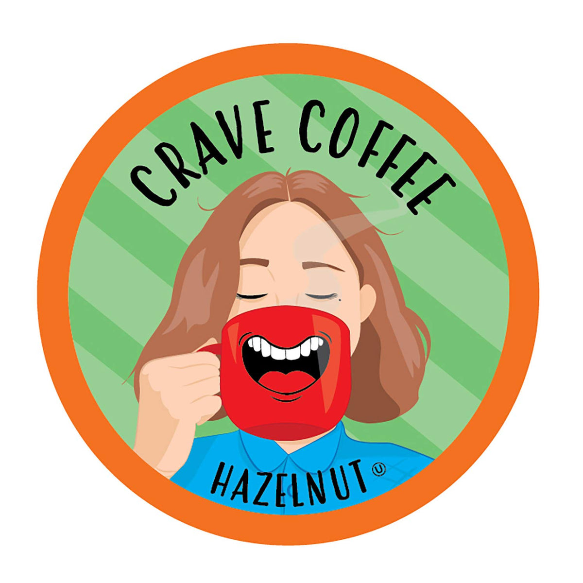 Crave Beverages hazelnut coffee pod pack for quick single-serve mornings