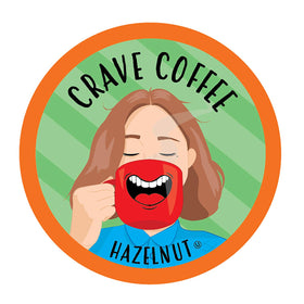 Crave Beverages Hazelnut Pods 40 Count deliver rich aroma for a cozy morning