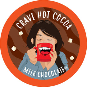 Crave Beverages dark chocolate pod for rich, intense cocoa flavor