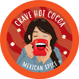 Crave Beverages white chocolate pod offering silky-smooth cocoa delights