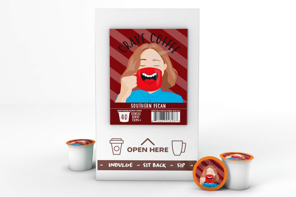 Crave Beverages Southern Pecan 40-count box for daily use
