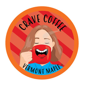 Crave Beverages Vermont Maple pods box ready for maple-flavored breakfast.