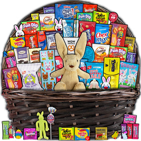 CRAVEBOX brown Easter basket 55ct, ready-to-gift for families