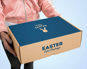 CRAVEBOX Easter Care Package neatly presented for gift-ready presentation.