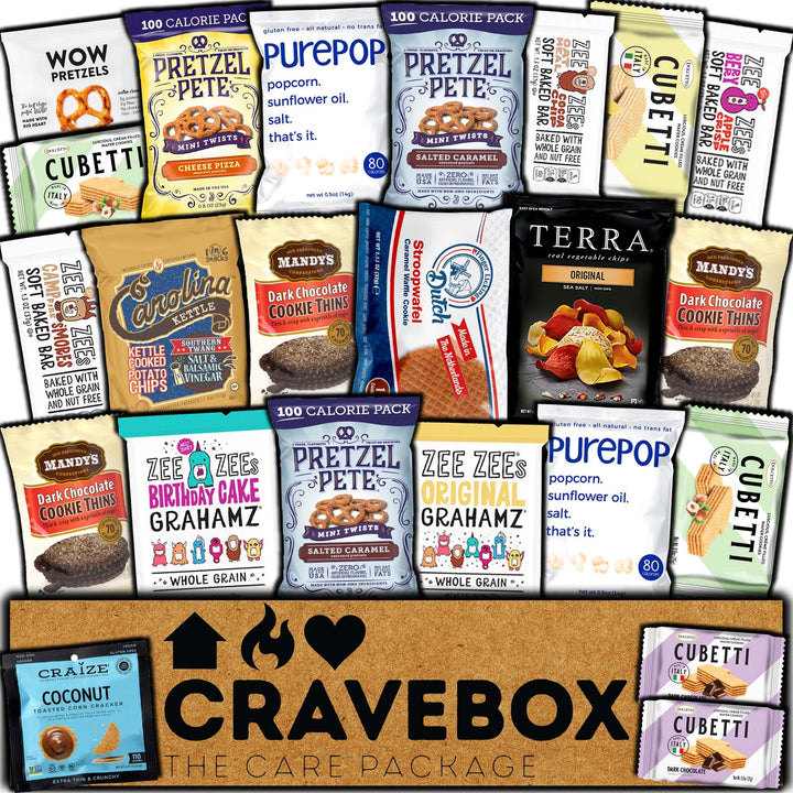 CRAVEBOX Easter gift box with pre-filled snacks for gifting