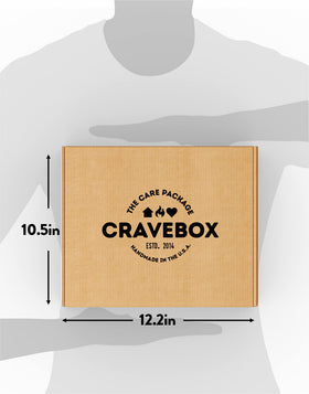 CRAVEBOX individually wrapped snacks collection for easy sharing.