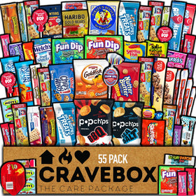 CRAVEBOX Snack Box front view shows a gift-ready Easter variety pack.