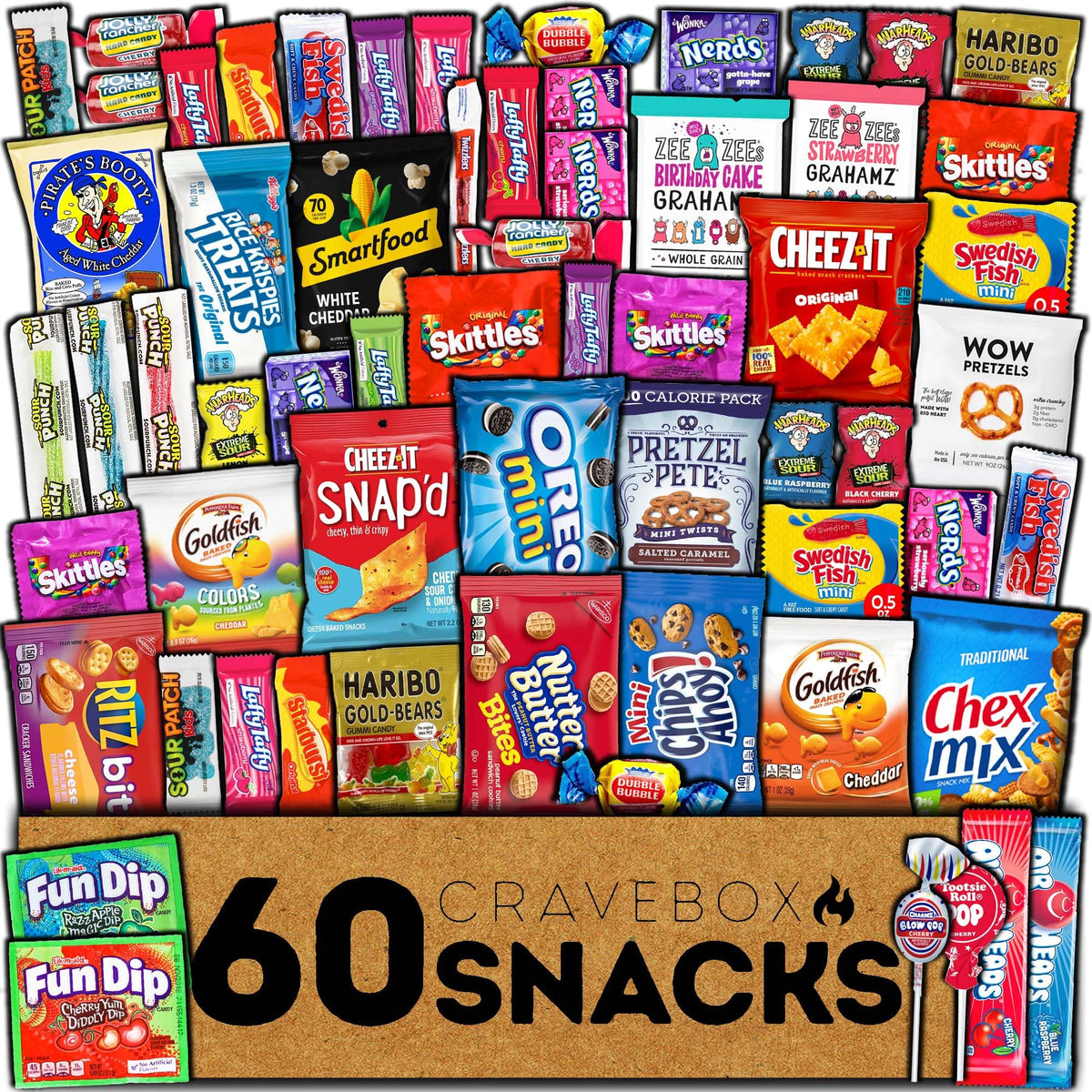 CRAVEBOX Easter Snack Box outer box, sturdy packaging ideal for gifting.