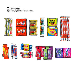 CRAVEBOX variety snack assortment with chips and cookies