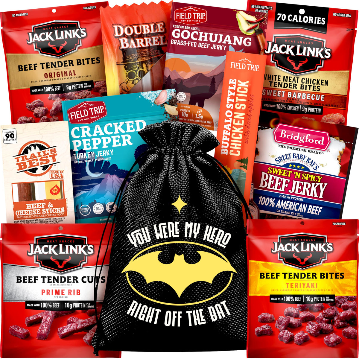 CraveKraft Beef Jerky Variety Pack assortment for gifting on special occasions.