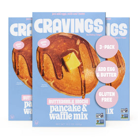 Cravings by Chrissy Teigen mochi pancake pour shows quick batter for busy mornings
