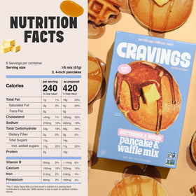 Cravings by Chrissy Teigen mochi waffle setup features golden waffles