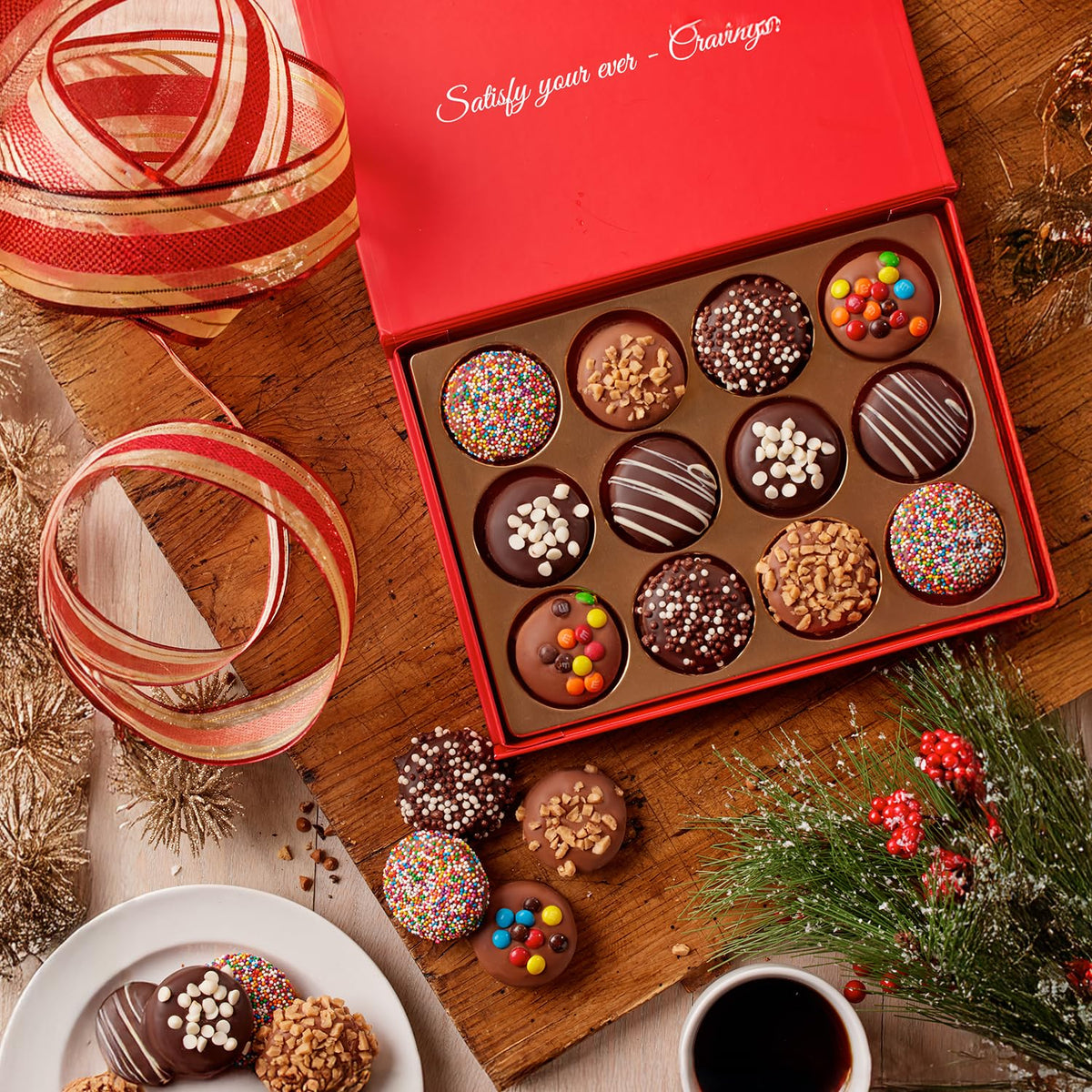 CRAVINGS BY ZOE 12-piece cookie assortment, ideal for sharing.