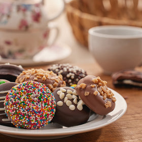 CRAVINGS BY ZOE assorted flavors with toffee crunch and nonpareils