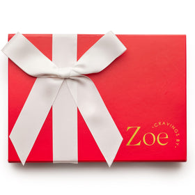 CRAVINGS BY ZOE dark chocolate cookies with toppings, ideal for gifting.
