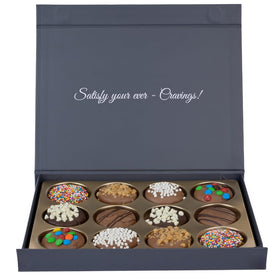 CRAVINGS BY ZOE dark chocolate toppings add rich texture and visual appeal to each bite.
