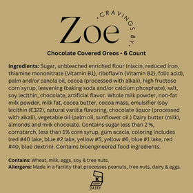 CRAVINGS BY ZOE freshness sealed packaging preserves flavor and texture
