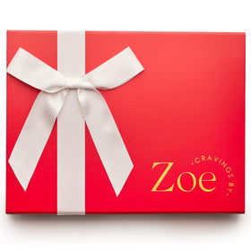 Magnetic gift box with satin bow from CRAVINGS BY ZOE showcases premium presentation