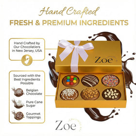 CRAVINGS BY ZOE gift box with satin bow ready for easy gifting