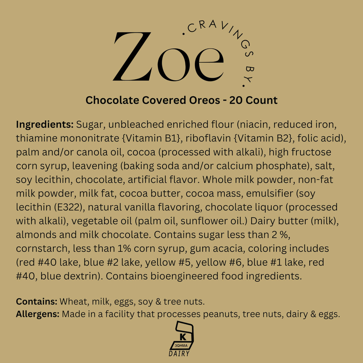 Crisp cookie bite with melt in your mouth chocolate by CRAVINGS BY ZOE