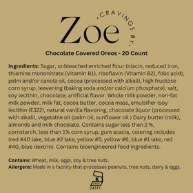 Crisp cookie bite with melt in your mouth chocolate by CRAVINGS BY ZOE