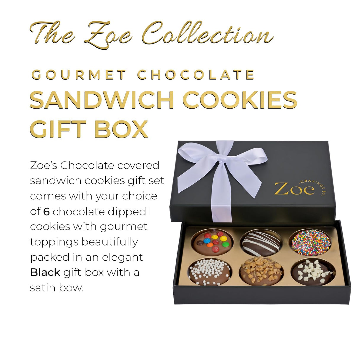 CRAVINGS BY ZOE kosher certified chocolate cookies for celebrations