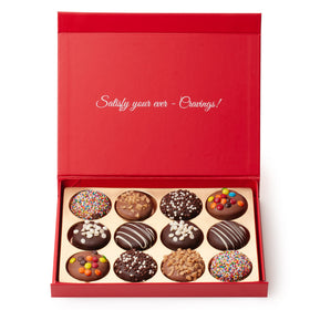CRAVINGS BY ZOE milk chocolate cookies with toppings, perfect for savoring.