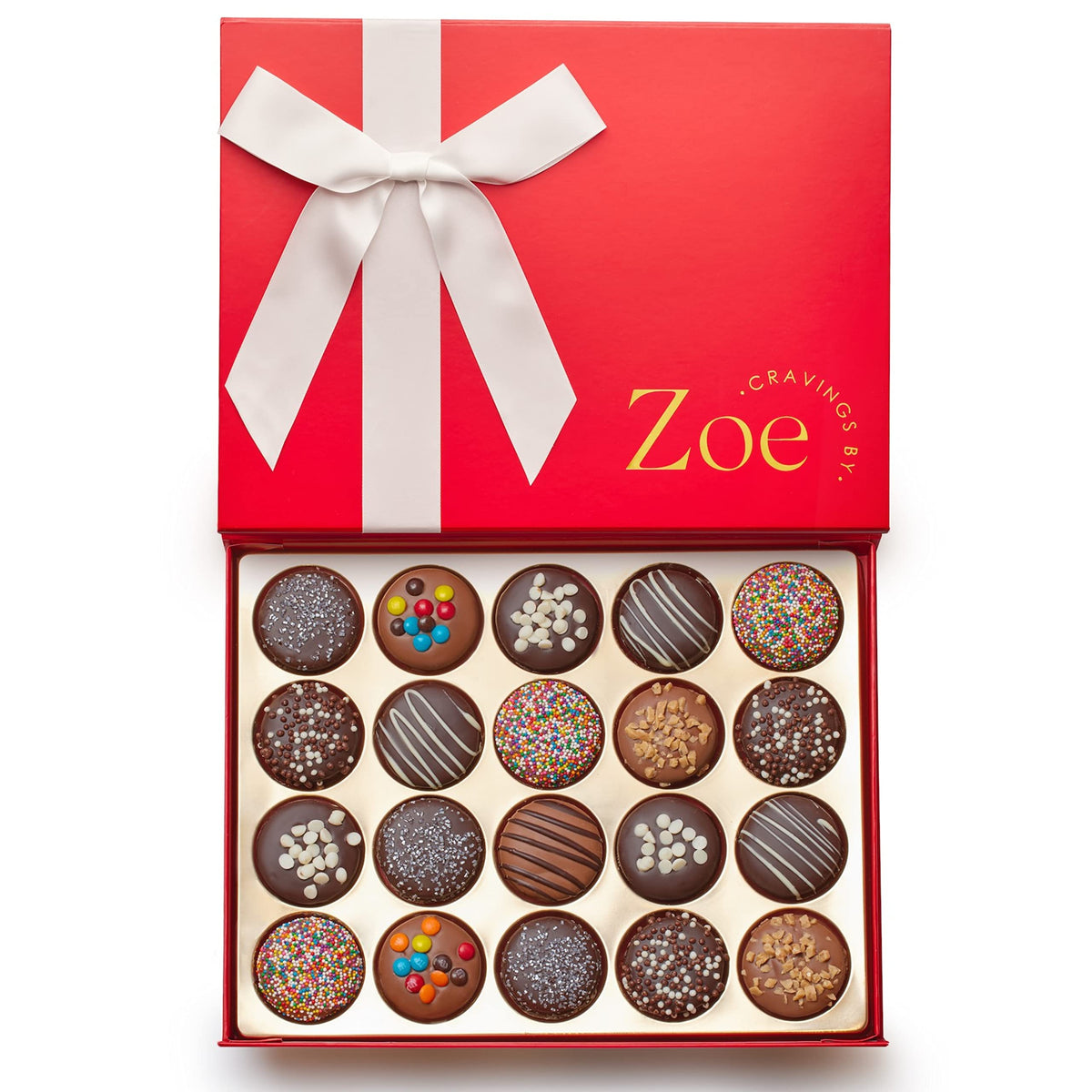 Milk chocolate coated Oreos by CRAVINGS BY ZOE with a creamy bite