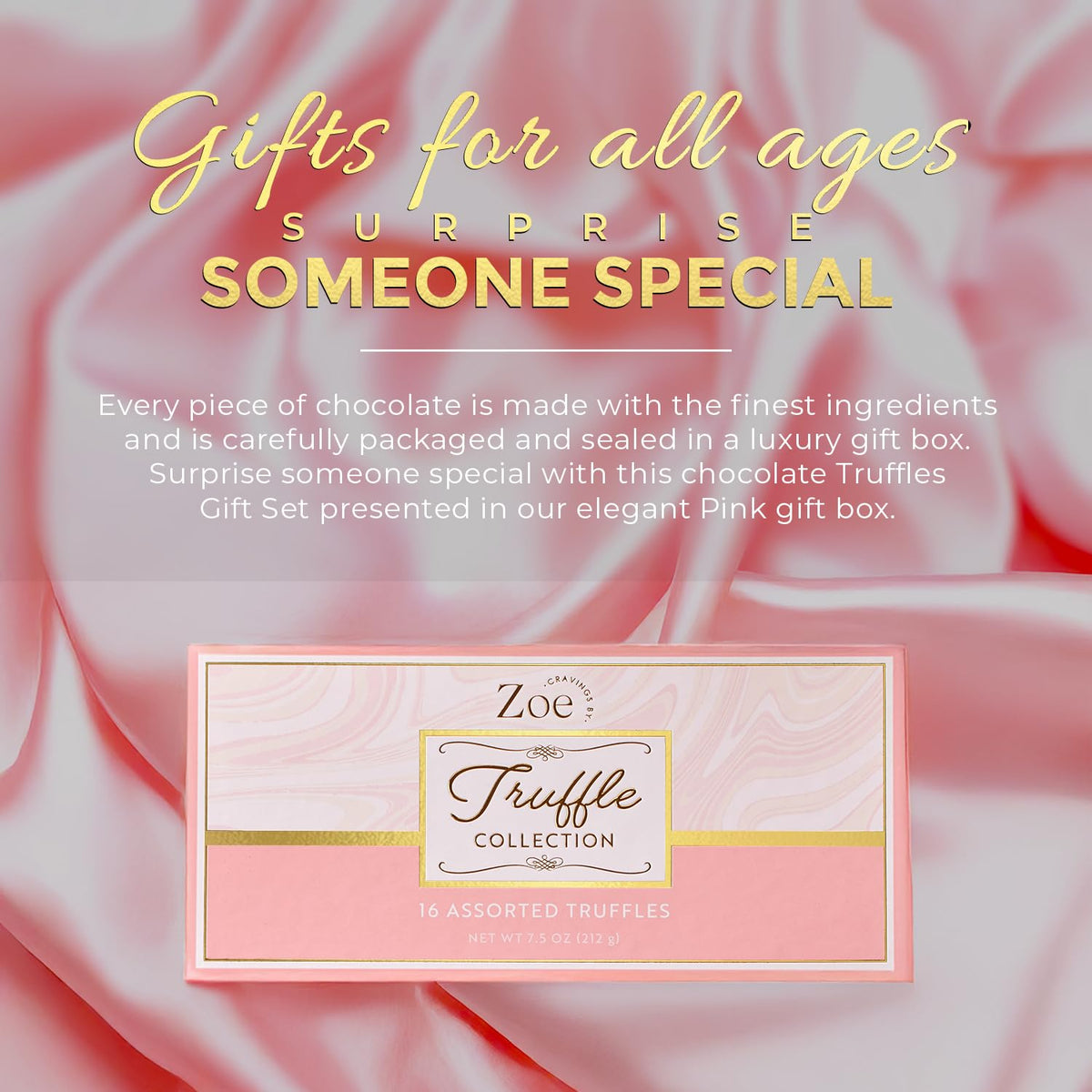 CRAVINGS BY ZOE tiramisu truffle with a luxurious cream-influenced finish.