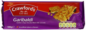 Crawfords Garibaldi Biscuits pack 6x100g, ideal for tea-time.