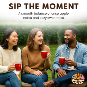 Family-friendly Apple Cider moment with Crazy Cups pods.