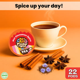 Crazy Cups aromatic cinnamon-star anise blend, ideal aroma for cozy evenings.