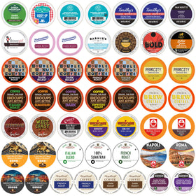 Crazy Cups Bold Dark Roast pod for a rich morning boost