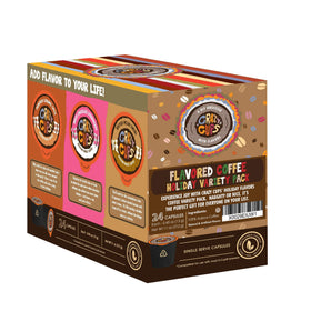 Crazy Cups butter pecan pod with warm, nutty notes for a cozy drink.