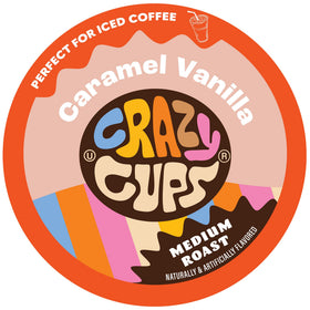 Crazy Cups caramel vanilla pods pack: rich aroma for morning ritual