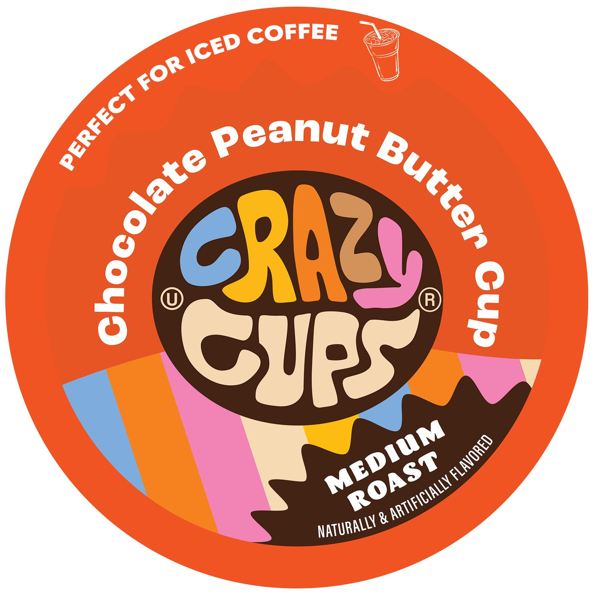 Crazy Cups Chocolate Peanut Butter Coffee Pack: 22 recyclable pods for quick mornings
