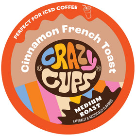 Crazy Cups cinnamon French toast pod highlighting bold flavor for cozy mornings