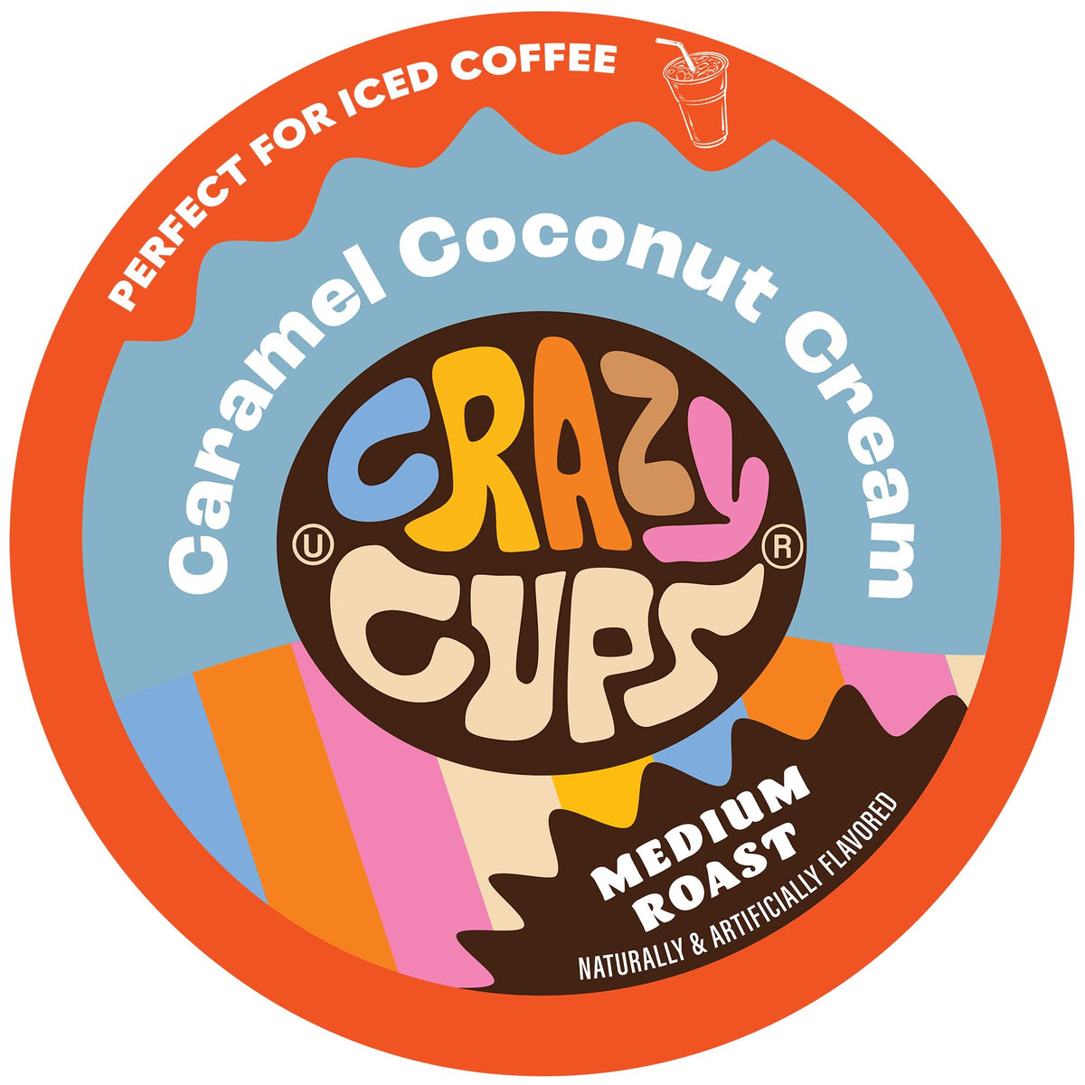 Crazy Cups Coconut Caramel coffee pod pour: rich aroma and silky taste
